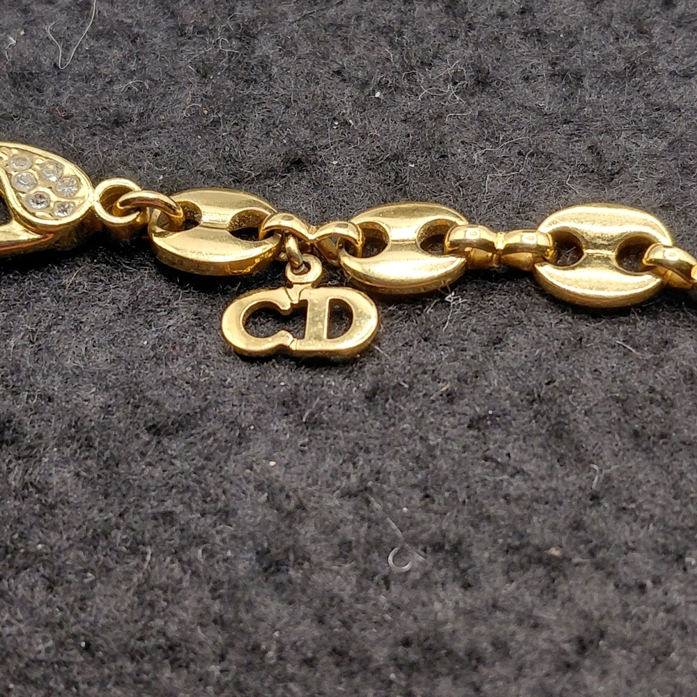 Vintage Dior Gold Necklace with Classic Rope Link Design. Made in Germany. - Picture 6 of 8
